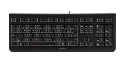 CHERRY KC 1000 klawiatura USB AZERTY Belgijski Czarny