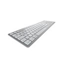 CHERRY KW 9100 SLIM FOR MAC klawiatura USB + Bluetooth QWERTZ Niemiecki Srebrny