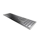 CHERRY KW 9100 SLIM klawiatura RF Wireless + Bluetooth QWERTZ Niemiecki Czarny