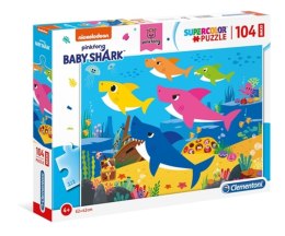 Clementoni Baby Shark Puzzle układanka 104 szt. Pod wodą