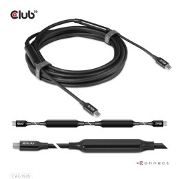 CLUB3D CAC-1535 kabel USB 5 m USB 3.2 Gen 2 (3.1 Gen 2) USB C Czarny