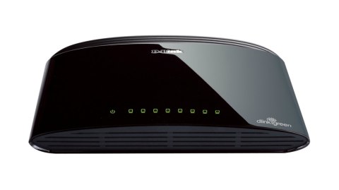 D-Link DES-1008D Nie zarządzany Fast Ethernet (10/100) Czarny