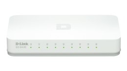 D-Link GO-SW-8E/E łącza sieciowe Nie zarządzany Fast Ethernet (10/100) Biały