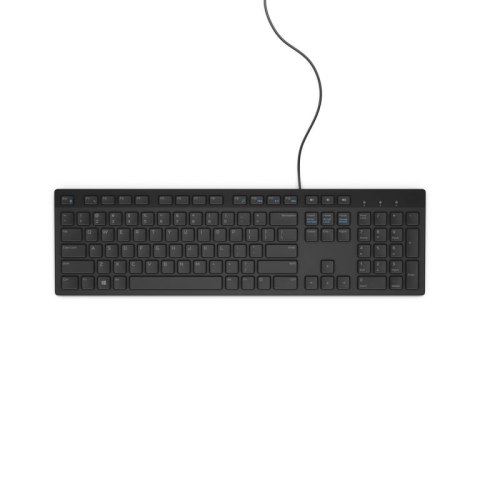 DELL KB216 klawiatura Uniwersalne USB QWERTY Amerykański międzynarodowy Czarny