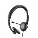 EPOS | SENNHEISER IMPACT SC 75 USB MS Zestaw słuchawkowy Przewodowa Opaska na głowę Połączenia/muzyka USB Typu-A Czarny