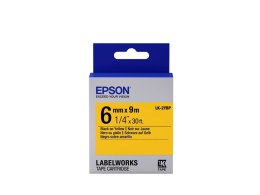 Epson Label Cartridge Pastel LK-2YBP Black/Yellow 6mm (9m)