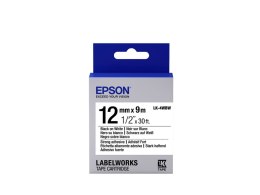 Epson Label Cartridge Strong Adhesive LK-4WBW Black/White 12mm (9m)