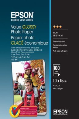 Epson Value Glossy Photo Paper - 10x15cm - 100 Arkuszy