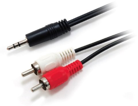 Equip 14709207 kabel audio 2,5 m 3.5mm 2 x RCA Czarny