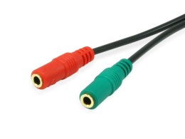 Equip 147943 kabel audio 1,5 m 2 x 3.5mm 3.5mm Czarny