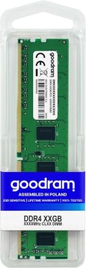 Goodram GR2666D464L19S/4G moduł pamięci 4 GB 1 x 4 GB DDR4 2666 Mhz