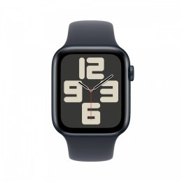 Apple Watch SE GPS, koperta 40 mm z aluminium w kolorze północy z paskiem sportowy w kolorze północy - rozmiar M/L