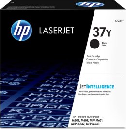 HP 37Y oryginalny wkład z czarnym tonerem LaserJet o maksymalnej pojemności