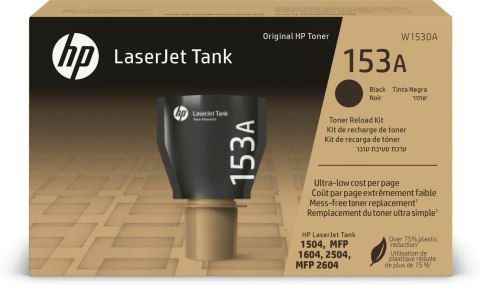 HP Oryginalny zestaw do uzupełniania czarnego tonera 153A LaserJet Tank