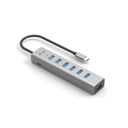 I-tec C31HUBMETAL703 huby i koncentratory USB 3.2 Gen 1 (3.1 Gen 1) Type-C 5000 Mbit/s Szary