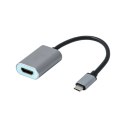 I-tec Metal C31METALHDMI60HZ adapter kablowy 0,15 m USB Type-C HDMI Szary, Turkusowy