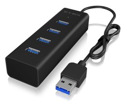 ICY BOX IB-HUB1409-U3 USB 3.2 Gen 1 (3.1 Gen 1) Type-A 5000 Mbit/s Czarny