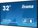 Iiyama LH3260HS-B1AG signage display Cyfrowa tablica A 80 cm (31.5") LED Wi-Fi 500 cd/m² Full HD Czarny Procesor wbudowany Andro