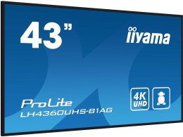 Iiyama LH4360UHS-B1AG signage display Cyfrowa tablica A 108 cm (42.5