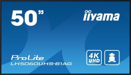 Iiyama LH5060UHS-B1AG signage display Cyfrowa tablica A 125,7 cm (49.5