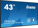 Iiyama ProLite Płaski panel Digital Signage 108 cm (42.5") LCD Wi-Fi 500 cd/m² 4K Ultra HD Czarny Procesor wbudowany Android 11 