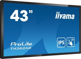 Iiyama T4362AS-B1 signage display Interaktywny płaski panel 108 cm (42.5