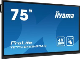 Iiyama TE7512MIS-B3AG signage display Kiosk 190,5 cm (75