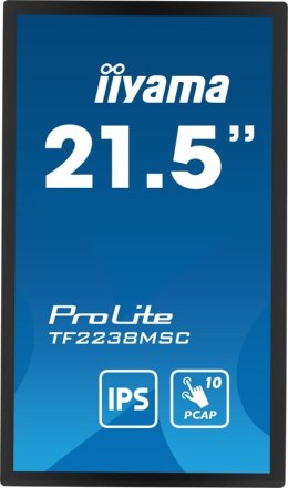 Iiyama TF2238MSC-B1 signage display Cyfrowa tablica A 55,9 cm (22