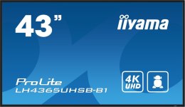 Iiyama LH4365UHSB-B1 signage display Kiosk 108 cm (42.5