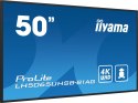 Iiyama LH5065UHSB-B1AG signage display Płaski panel Digital Signage 125,7 cm (49.5") LCD Wi-Fi 800 cd/m² 4K Ultra HD Czarny Proc