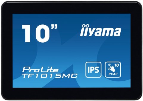 Iiyama TF1015MC-B3 signage display Interaktywny płaski panel 25,6 cm (10.1") LED 500 cd/m² HD Czarny Ekran dotykowy