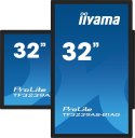 Iiyama TF3239AS-B1AG signage display Płaski panel Digital Signage 80 cm (31.5") LED 500 cd/m² 2.4K Ultra HD Czarny Ekran dotykow