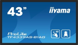 Iiyama TF4339AS-B1AG signage display Płaski panel Digital Signage 108 cm (42.5