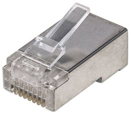 Intellinet 790574 wtyczka RJ45 Srebrny