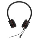 Jabra Evolve 20SE MS Stereo Zestaw słuchawkowy Przewodowa Opaska na głowę Biuro/centrum telefoniczne USB Typu-A Bluetooth Czarny