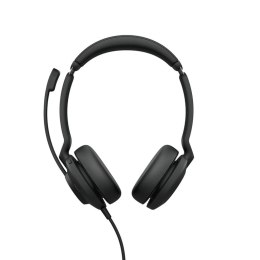 Jabra Evolve2 30, MS Stereo Zestaw słuchawkowy Przewodowa Opaska na głowę Biuro/centrum telefoniczne USB Type-C Czarny