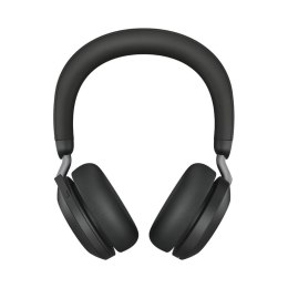 Jabra Evolve2 75 Zestaw słuchawkowy Bezprzewodowy Opaska na głowę Biuro/centrum telefoniczne Bluetooth Podstawka do ładowania Cz