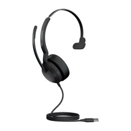 Jabra 25089-899-999 słuchawki/zestaw słuchawkowy Przewodowa Opaska na głowę Biuro/centrum telefoniczne USB Typu-A Czarny