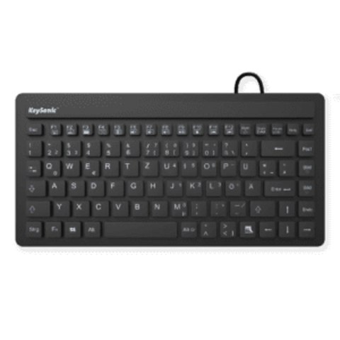 KeySonic KSK-3230IN klawiatura Uniwersalne USB QWERTZ Niemiecki Czarny