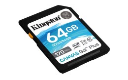 Kingston Technology Canvas Go! Plus 64 GB SD UHS-I Klasa 10