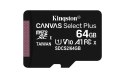 Kingston Technology Canvas Select Plus 64 GB MicroSDXC UHS-I Klasa 10