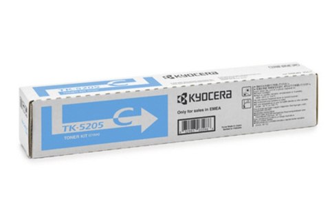 KYOCERA TK-5205C kaseta z tonerem Oryginalny Cyjan