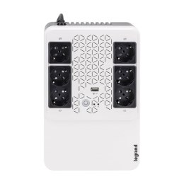 Legrand Keor ASI MULTIPLUG 800 FR Technologia line-interactive 0,8 kVA 480 W 6 x gniazdo sieciowe