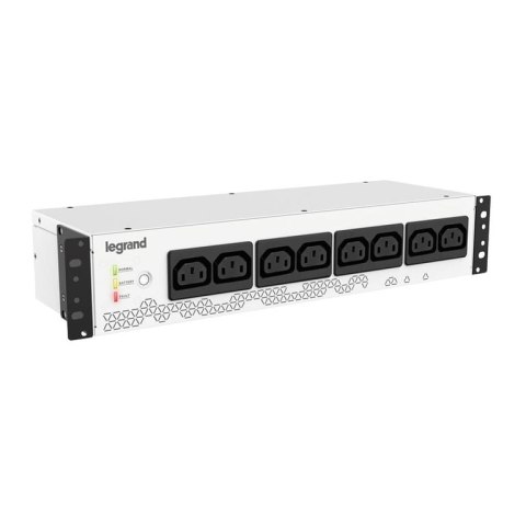 Legrand Keor UPS PDU 800VA GR/IT INPUT 8 IEC OUTPUT Czuwanie (Offline) 0,8 kVA 480 W 16 x gniazdo sieciowe