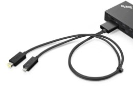 Lenovo 4X90U90616 zewnętrzna karta graficzna usb Czarny