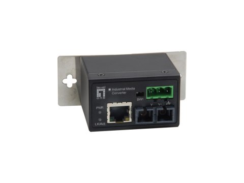 LevelOne IEC-4002 konwerter sieciowy 100 Mbit/s Multifunkcyjny Czarny