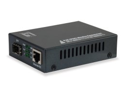 LevelOne GVT-2012 konwerter sieciowy 1000 Mbit/s Czarny