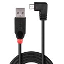 Lindy 31976 kabel USB 1 m USB 2.0 USB A Micro-USB B Czarny