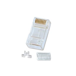 Lindy 62430 wtyczka RJ-45 8-pin cat.6 Przezroczysty