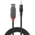 Lindy 70265 kabel zasilające Czarny 1,5 m USB A EIAJ-01 (2.5 mm, 0.7 mm)